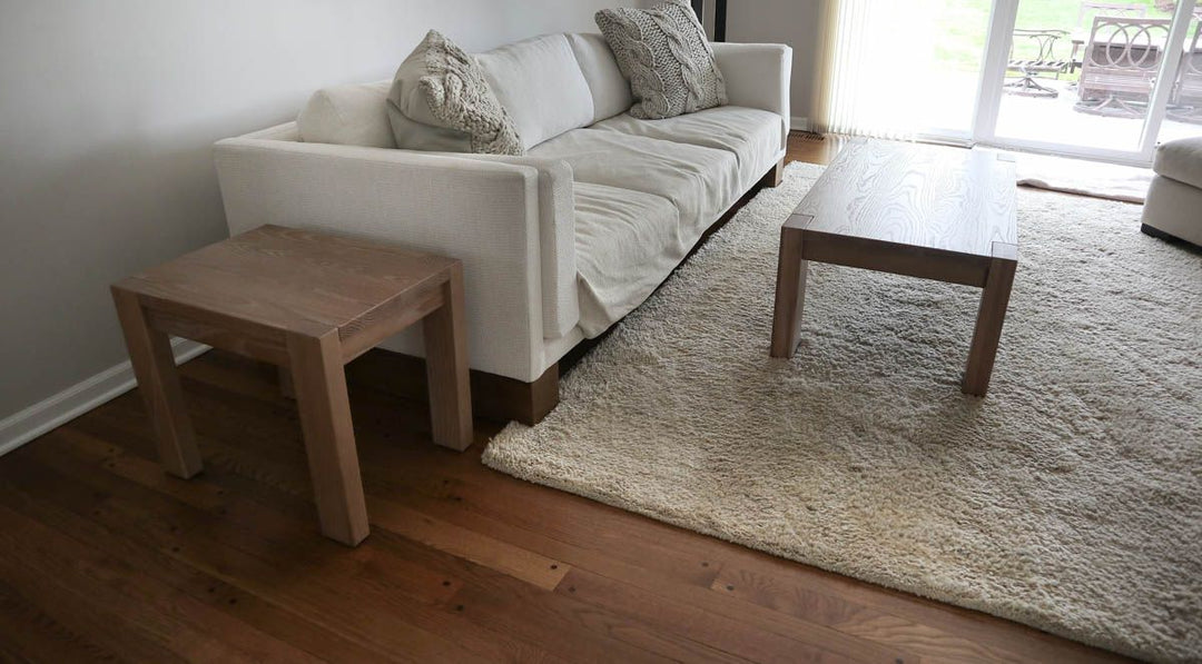 48x24x16 coffee table 24x18x19 side table ash flush-leg all clean Natural Earth w white cerused flat 1