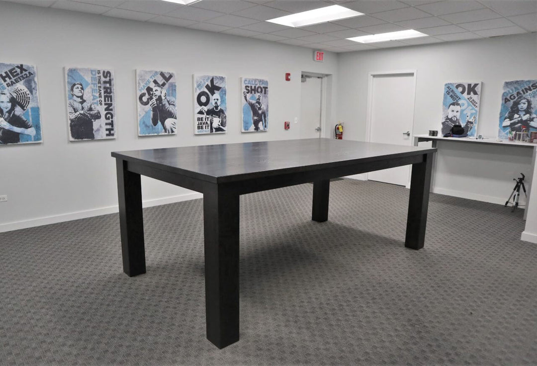 60x108x42-4-Leg-design-Legs-6inch-apron-3.75-minimal-overhang-all-ash-no-grooves-3-dist-on-top-clean-edge-black-espresso-satin