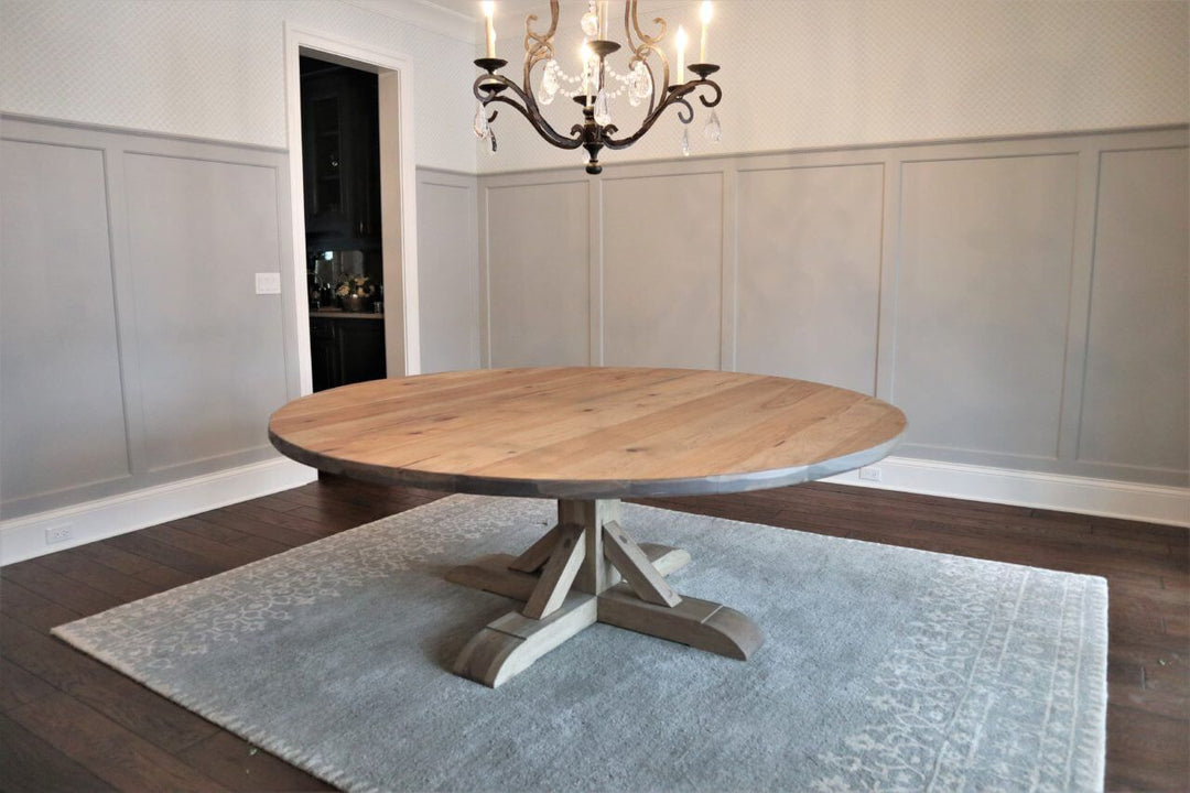 82 round Thomas single post ped thick top all hickory 3 dist natural wavy edge prado no shad flat 1 1280x853