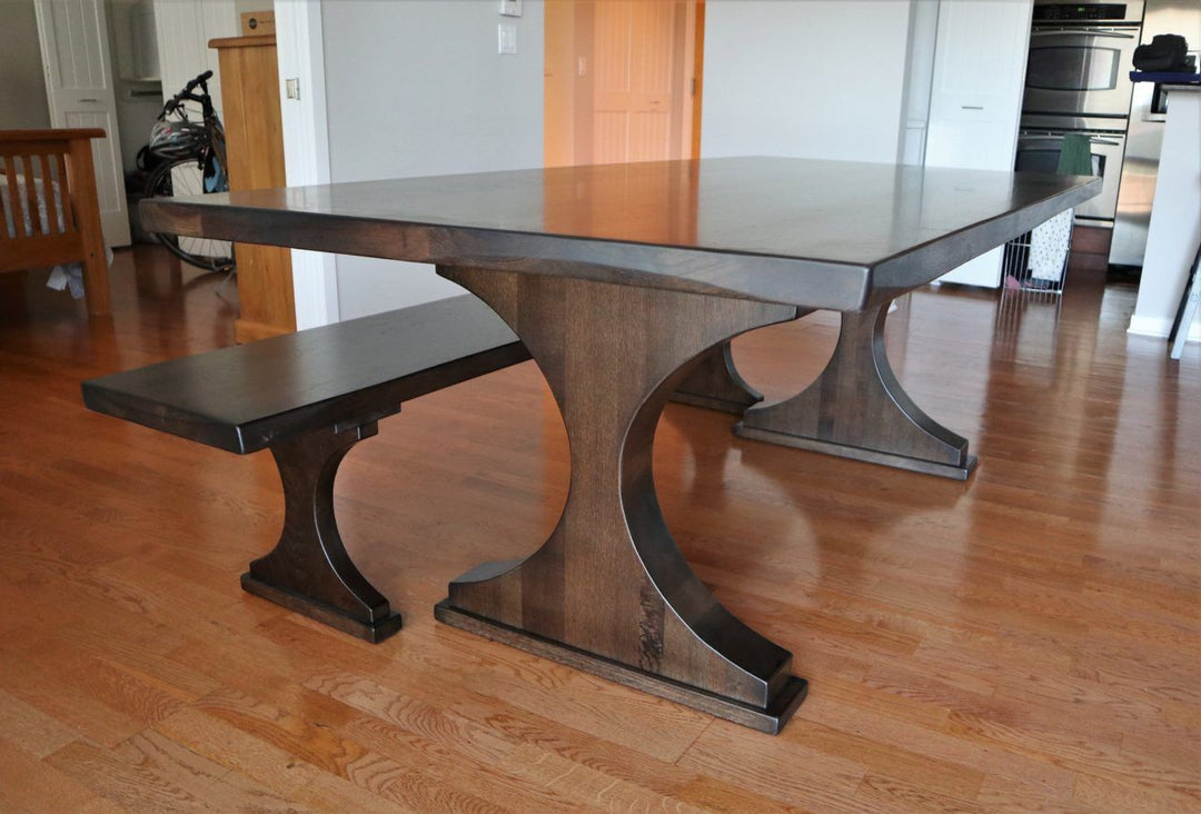 Chicago-40x84-Crescent-ped-4-in-no-apron-solid-hickory-thick-top-no-grooves-min-distress-natural-wavy-edge-american-walnut-med-black-shadow-satin-bench