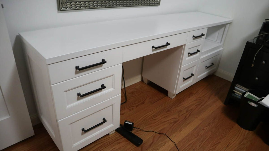 Clarendon Hills 19x84x30 desk file drawer bm solid white satin