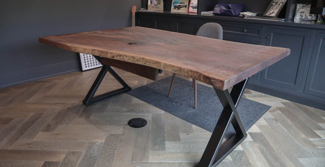 Connected Metal X natural satin Flatter Black