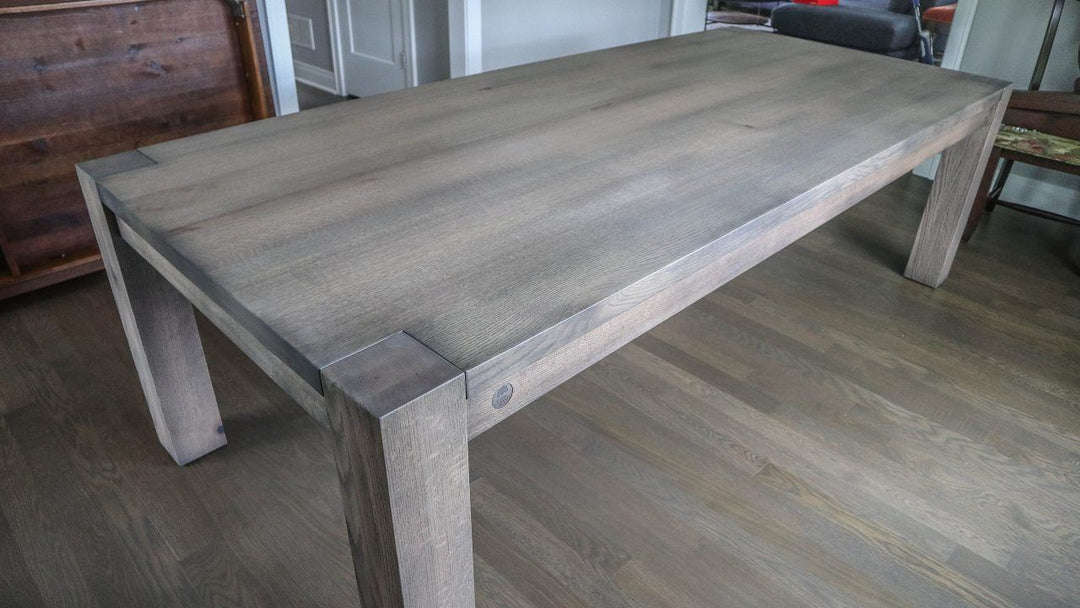 Deerfield 44x100 Flush leg 5 thick top qsro clean edge no distress prado black shadow flat 1280x720