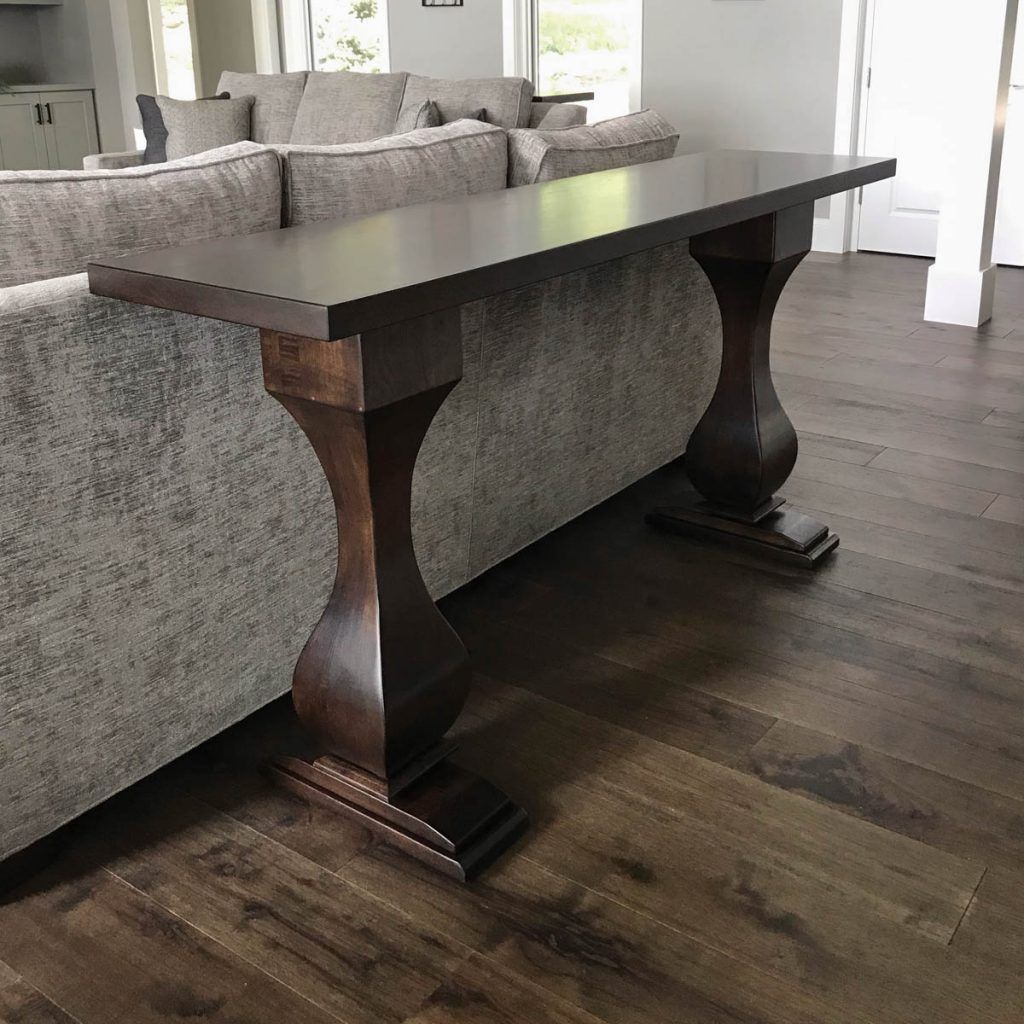 Delavan-WI-18x72x36-console-table-Belly-all-hickory-thick-top-clean-edge-no-distress-Briar-Satin