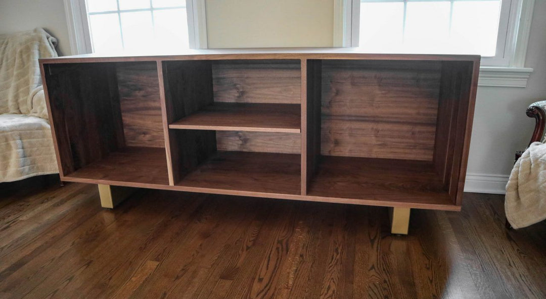 Downers-Grove-Vinyl-Cabinet-24x80x32-all-walnut-clean-edge-no-distressnatural-flat-Anodized-gold-legs