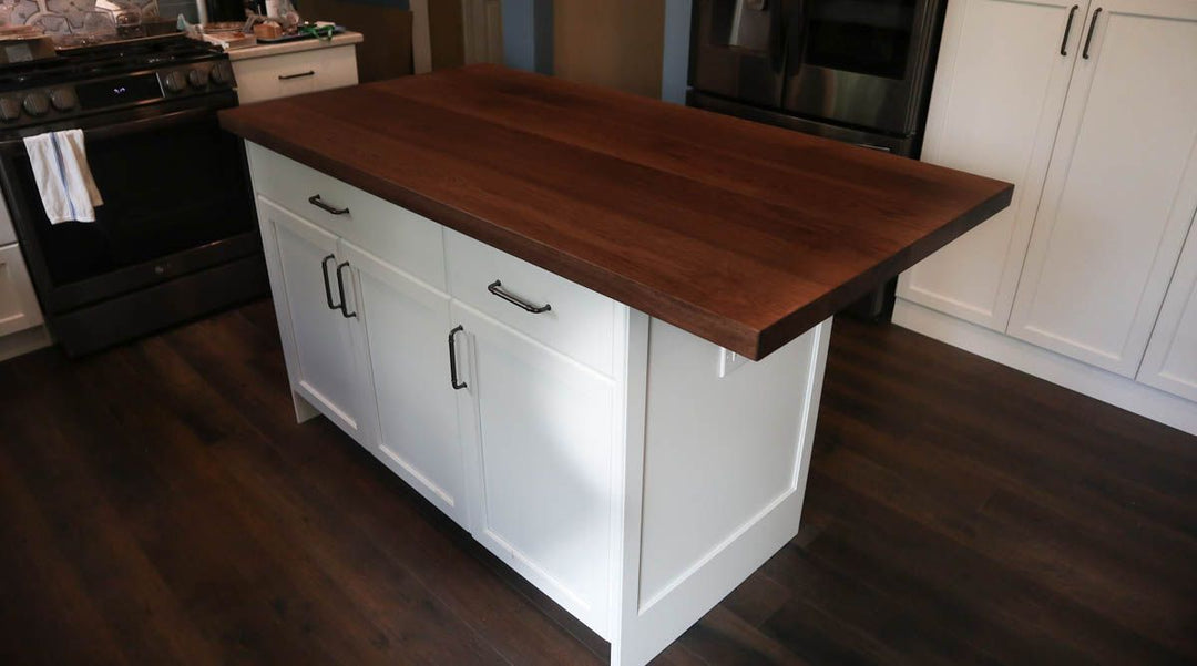 Downers Grove 33x63x1.75 clean edge no distress hickory Walknot Trad Brown Light flat