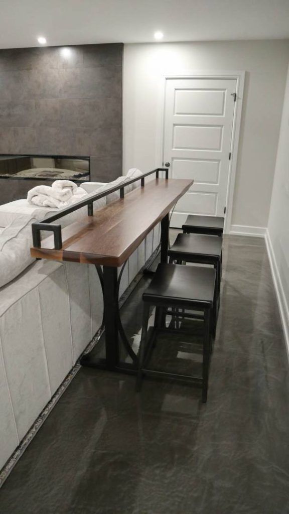 Downes Elmhurst 16x96x36 Metal Arched walnut thick top natural wavy edge no distress nat satin nat steel patina REF RO Ebony satin Nat steel