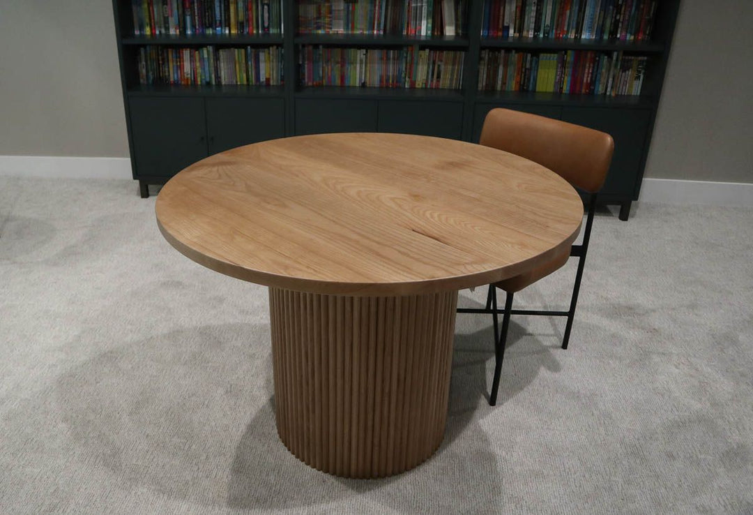 Highland Park 42x30 Reeded base ash clean edge no distress Natural Earth flat 2