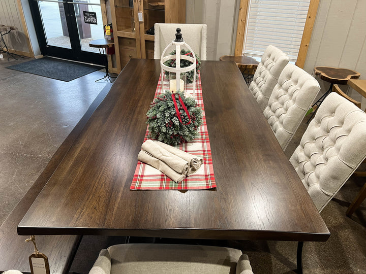 |#118| HICKORY ANCHOR TABLE & BENCH