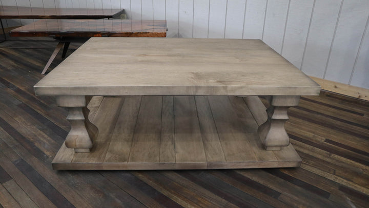 |#208| TUSCAN PLATFORM COFFEE  TABLE