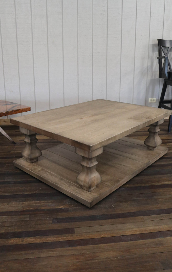 |#208| TUSCAN PLATFORM COFFEE  TABLE