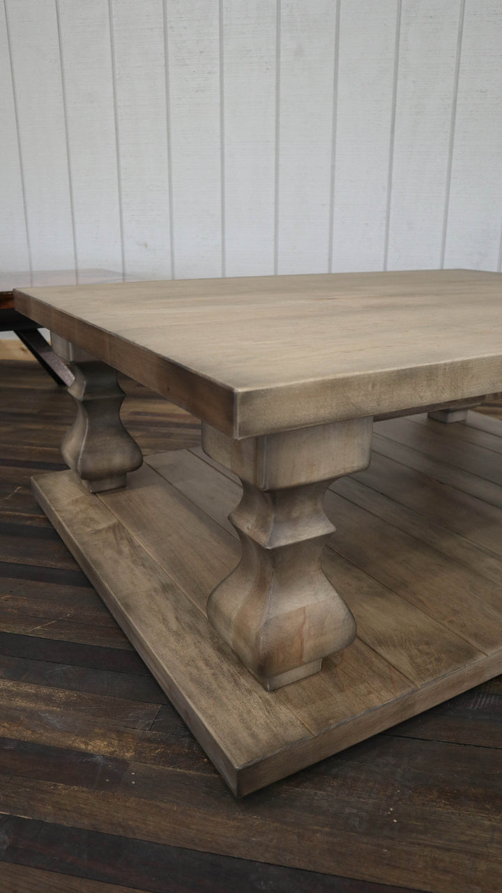 |#208| TUSCAN PLATFORM COFFEE  TABLE