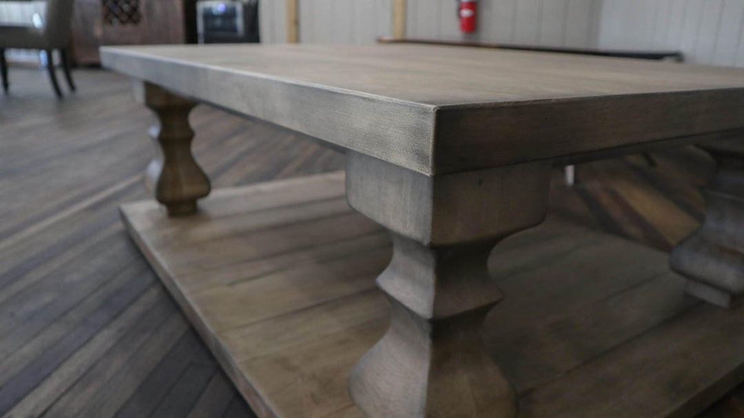 |#208| TUSCAN PLATFORM COFFEE  TABLE