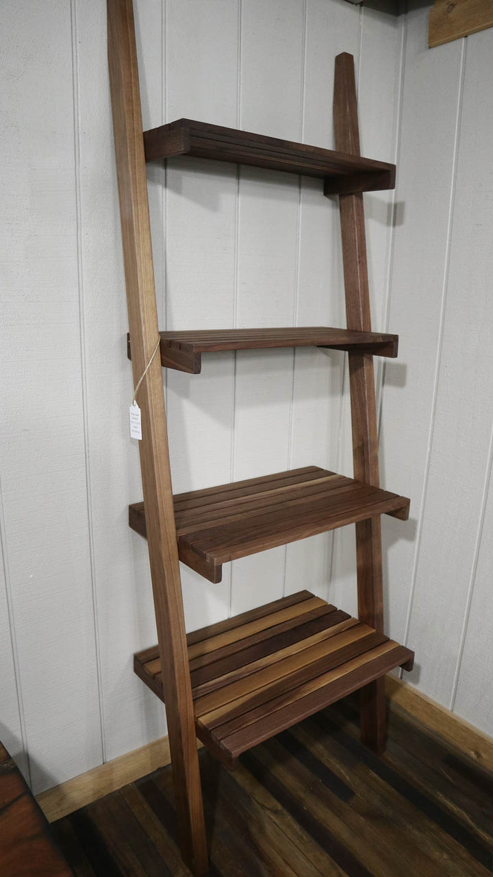 |#311| WALNUT LADDER BOOKSHELF