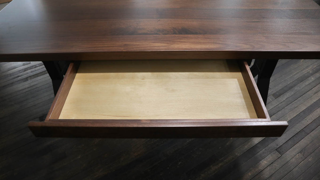 |#205| WALNUT BOX-FRAME DESK