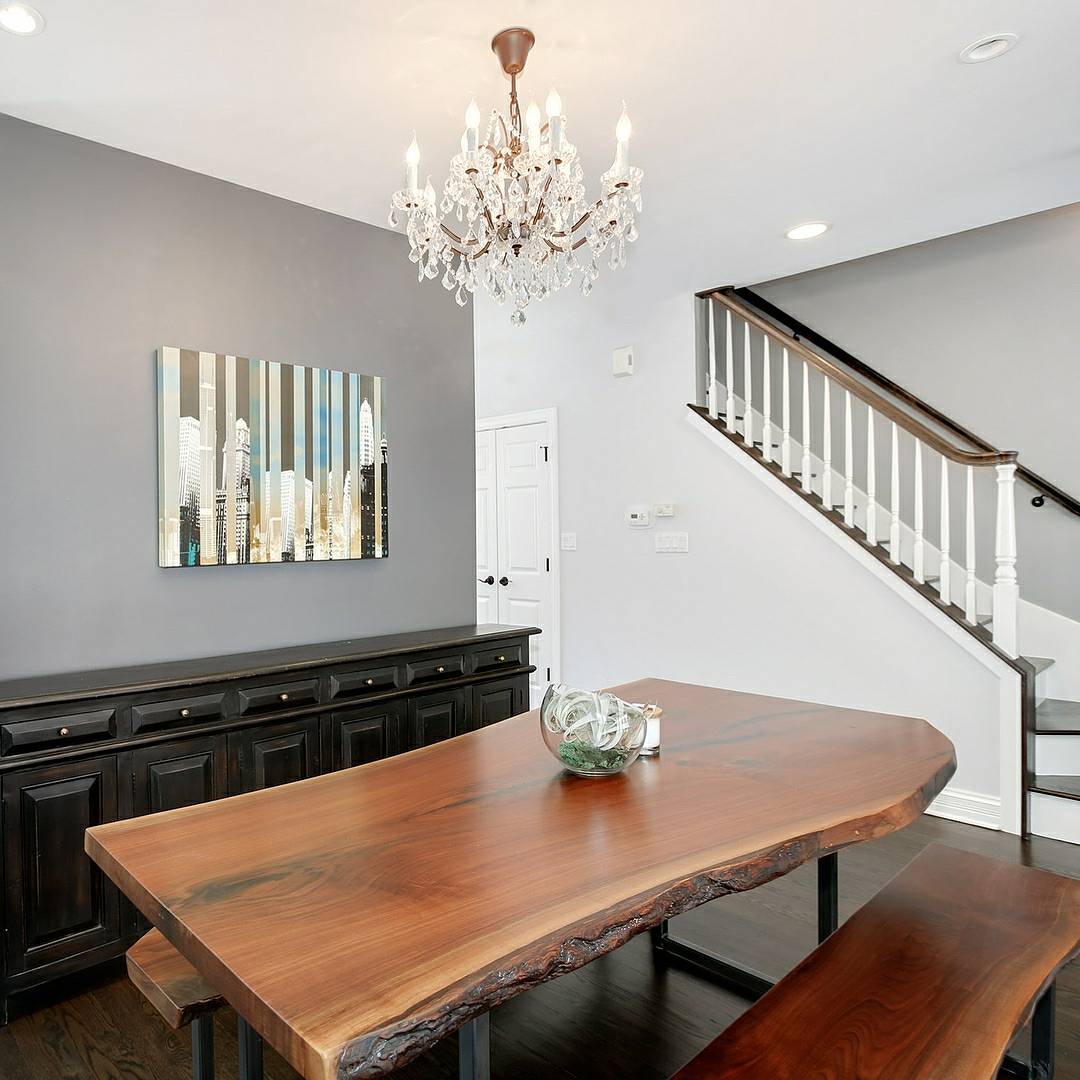 Live Edge Table  Benches