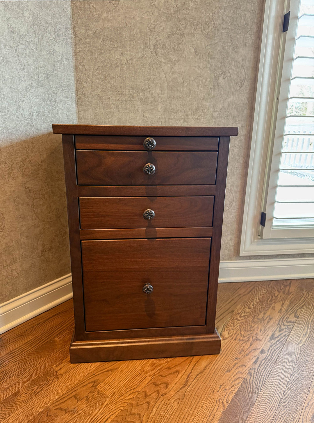 North Barrington 17x29x30 File Cabinet Walnut Manchester Satin