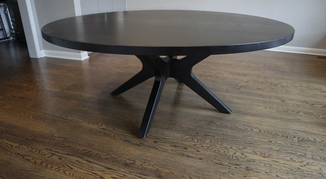 Northbrook 72 Brewer ash thick top clean edge no distress Black Espresso satin