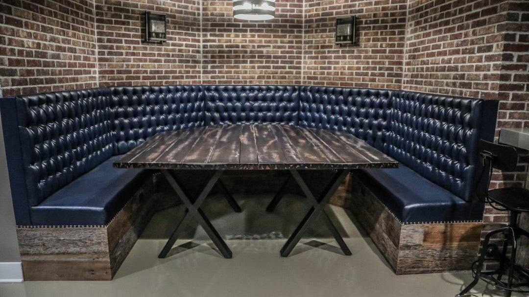 OrlandPark 34x77.5 x2 tables metal x no apr hickory thick top heavy distsaw marks tum edge grooves latches black esp satin flat black base1 1280x719