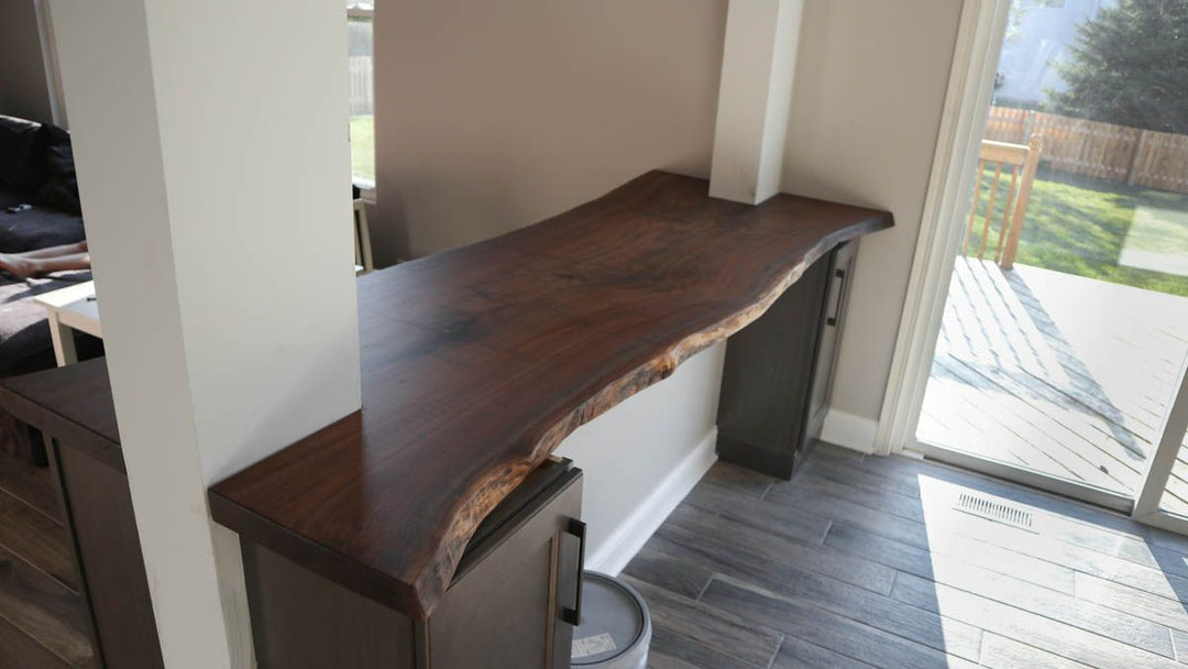 Rolling Meadows Walnut Slab Natural Flat