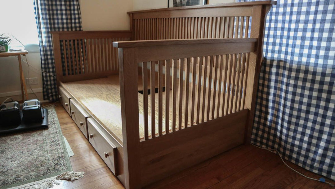 Wall Mission Daybed qswo Harvest satin