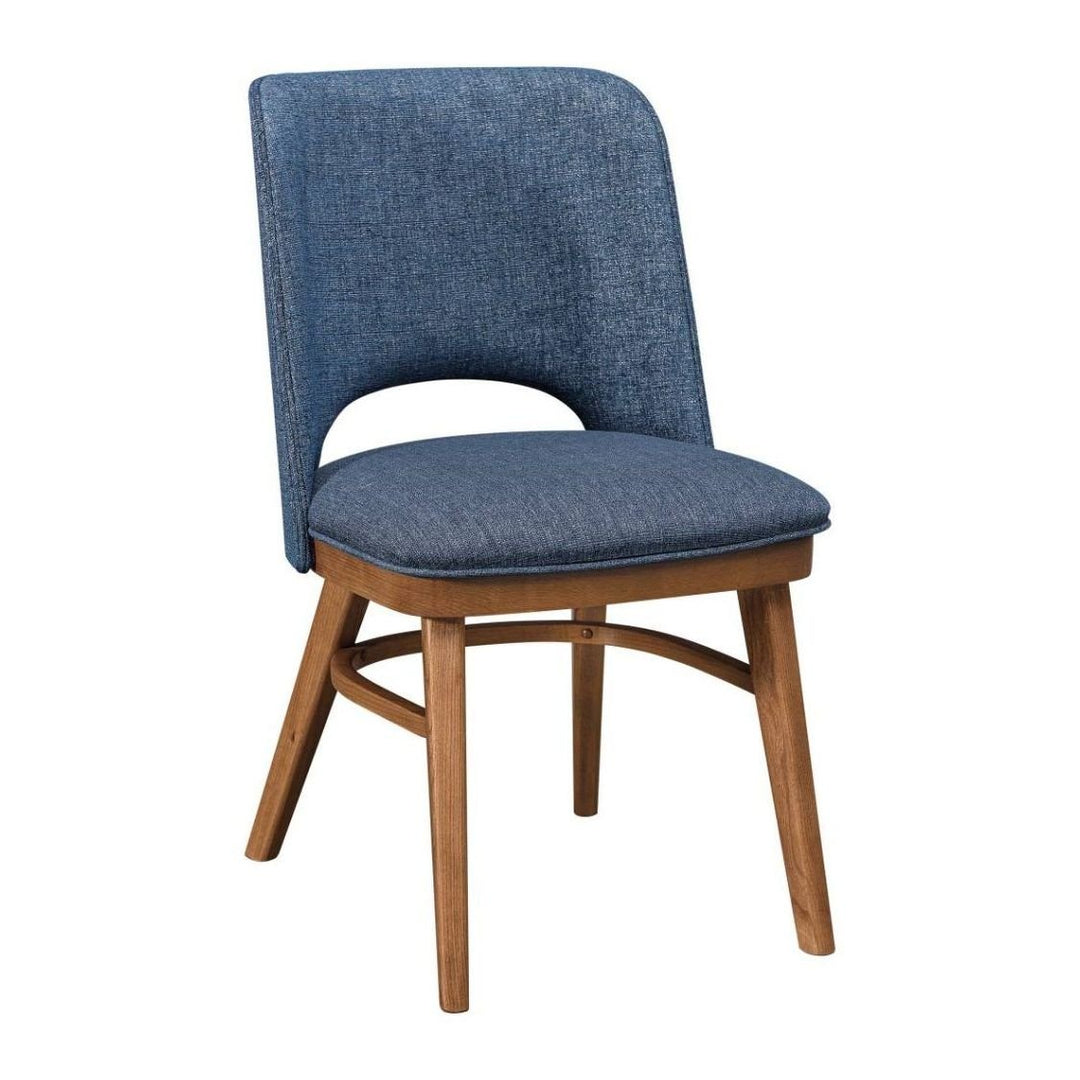 Vinson Side Chair Blue Fabric Seat 666x1024